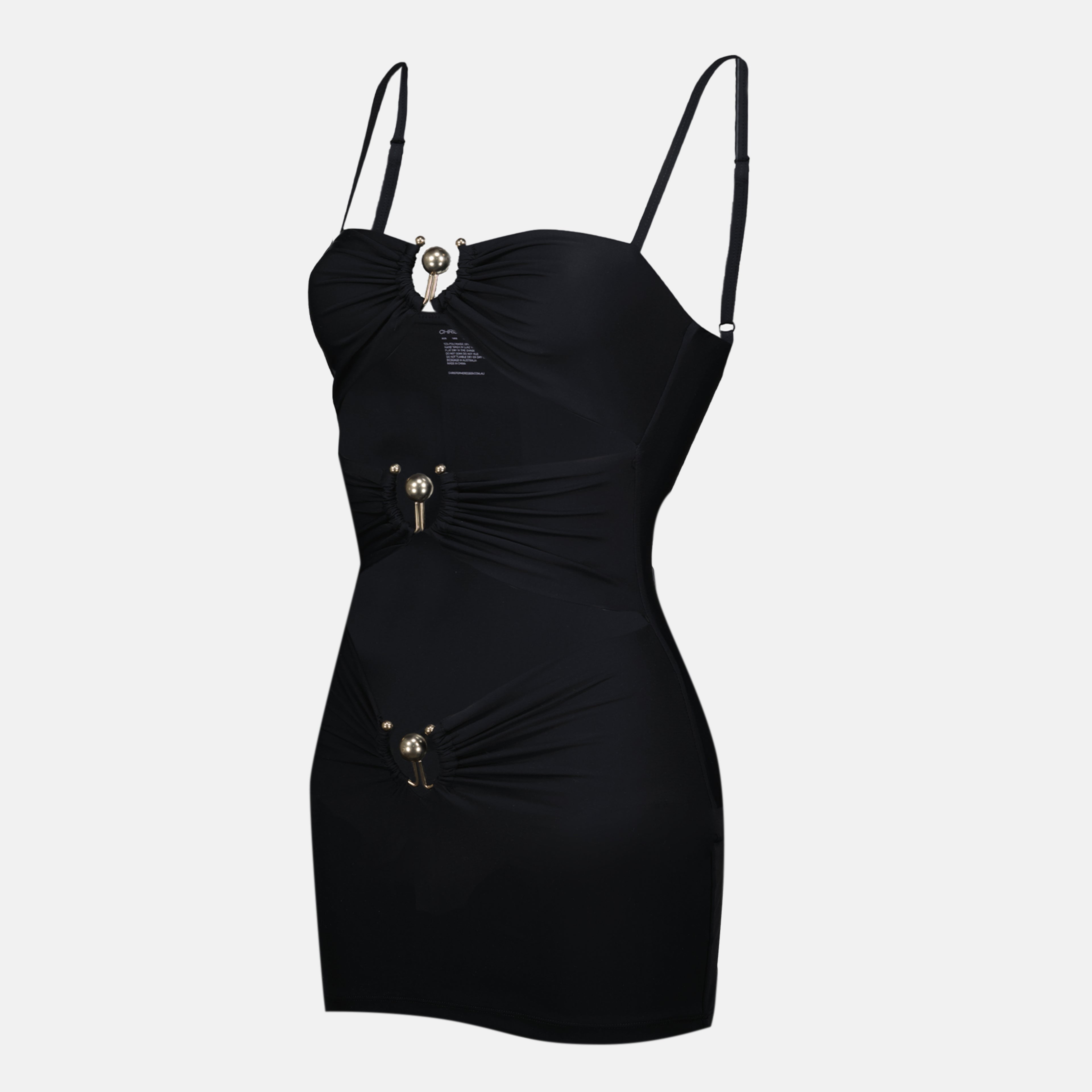 Beachwear Mini robe Christopher Esber Noir Femme