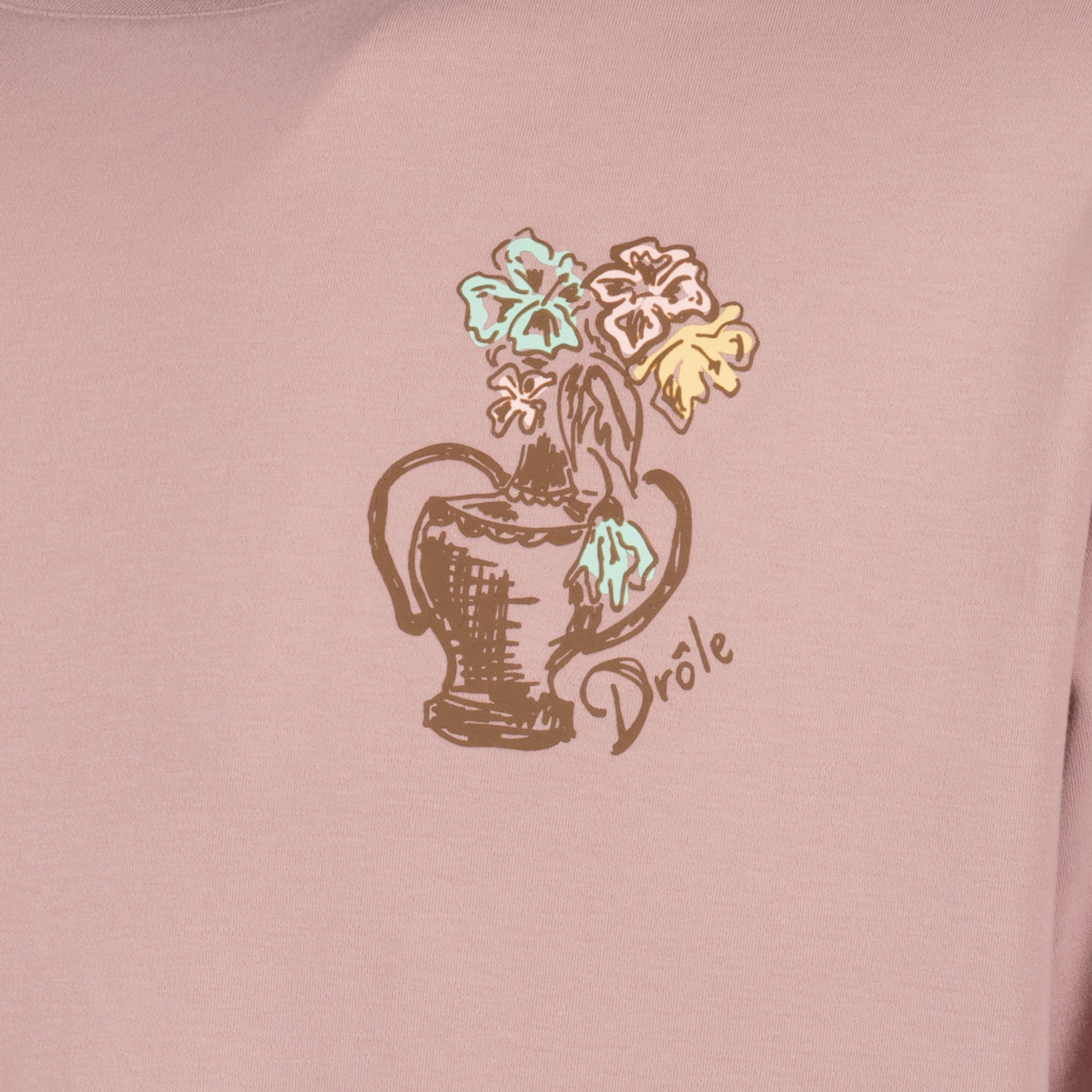 T-shirts Vase Havana Pink T-Shirt Drole De Monsieur Rose Homme