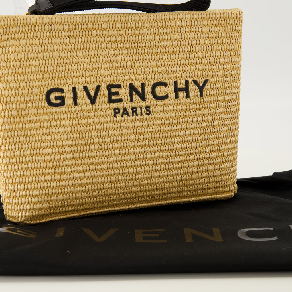 Pochettes Clutch de Raffia Beige Givenchy Beige Femme