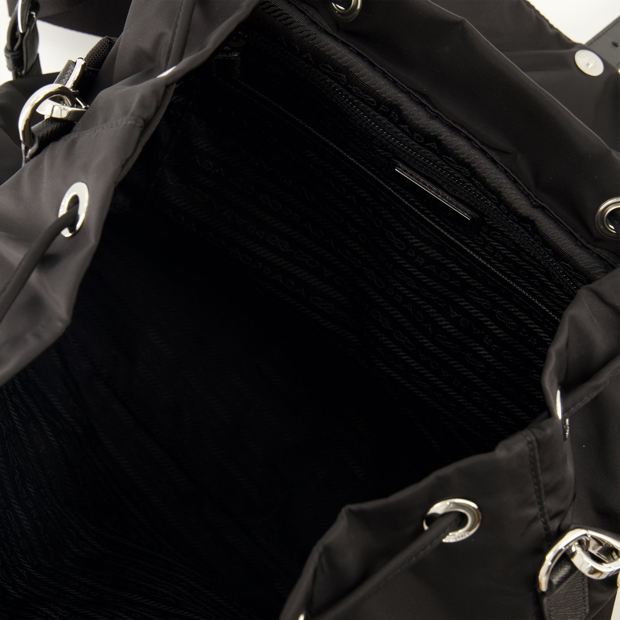 Sacs à dos Zaino Re-Nylon Nero Prada Noir Homme