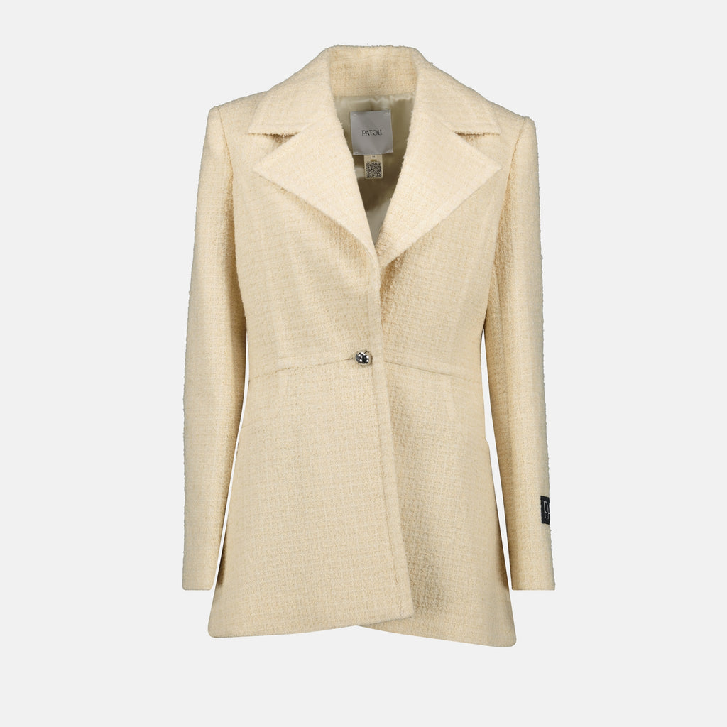Image of the Patou Women's Tweed Jacket - Autumn-Winter 2025 - Front View