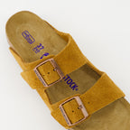 Offene schuhe Arizona Sandalen Birkenstock Braun Femme