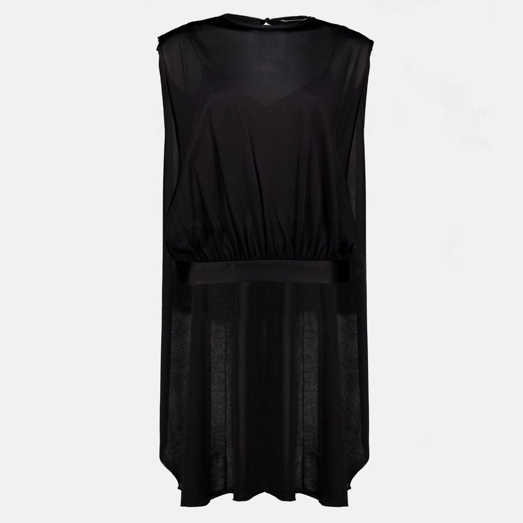 Maille Top in Seta Nera Fendi Noir Femme