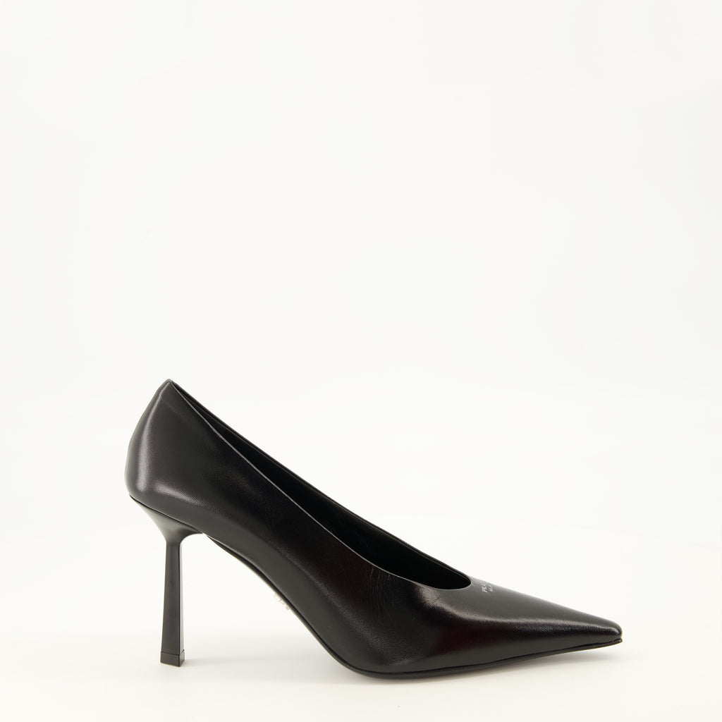 Escarpins Décolleté in Pelle Nera Prada Noir Femme