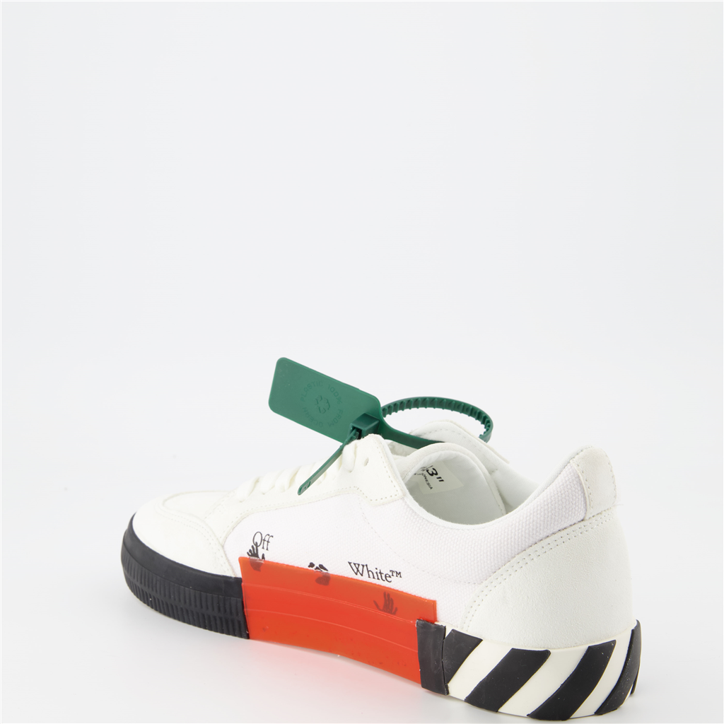 Sneaker OMIA085S22LEA001 0146 white navy b Off-White Weiß Homme