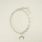 Bijoux Collier Moon argenté Marine Serre Argenté Unisexe
