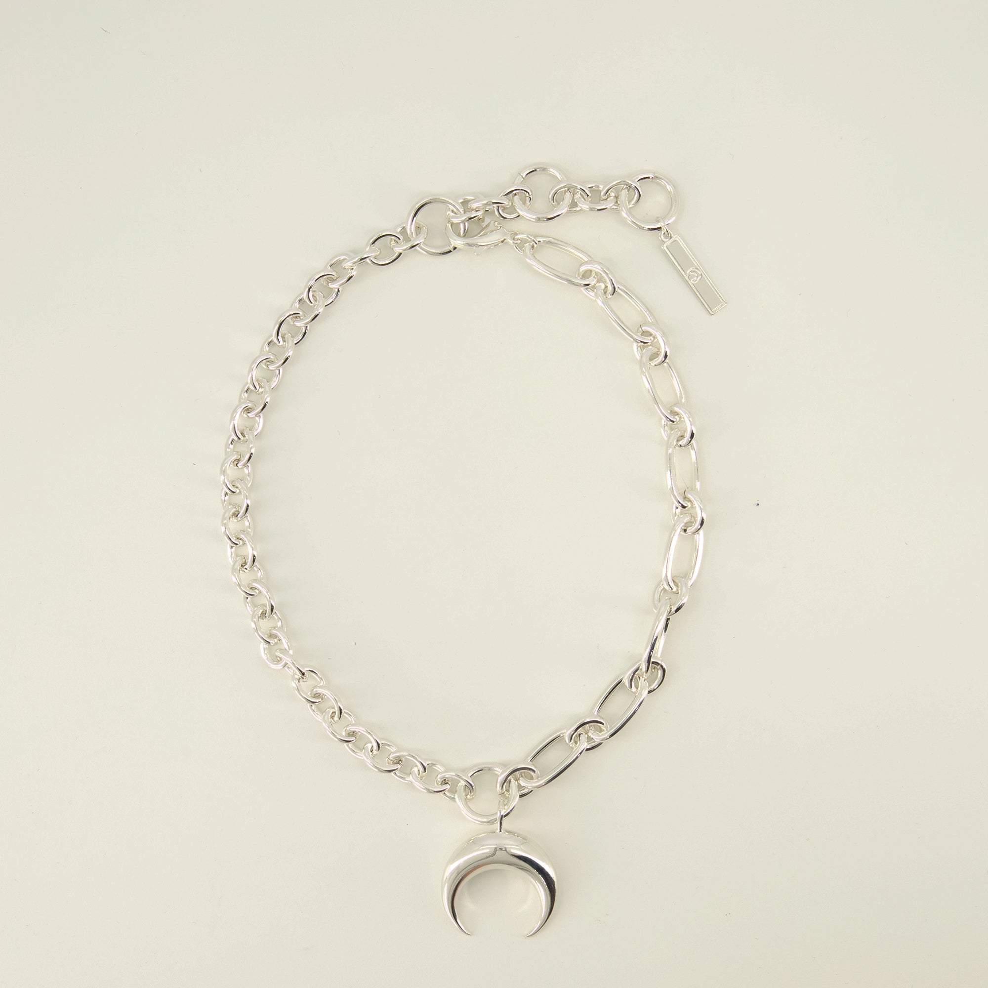 Bijoux Collana Silver Moon Marine Serre Argenté Unisexe