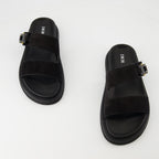 Chaussures ouvertes 아쿠아 샌들 Dior Noir Homme