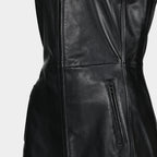 Vestidos Vestido de Cuero L-Ilith Diesel Negro Mujeres