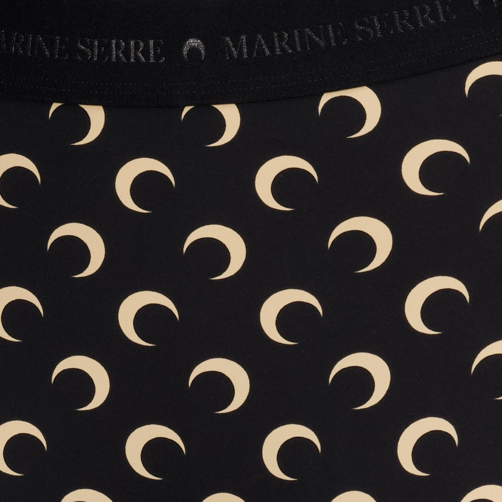 Pantalons Legging Impreso Luna Marine Serre Noir Femme
