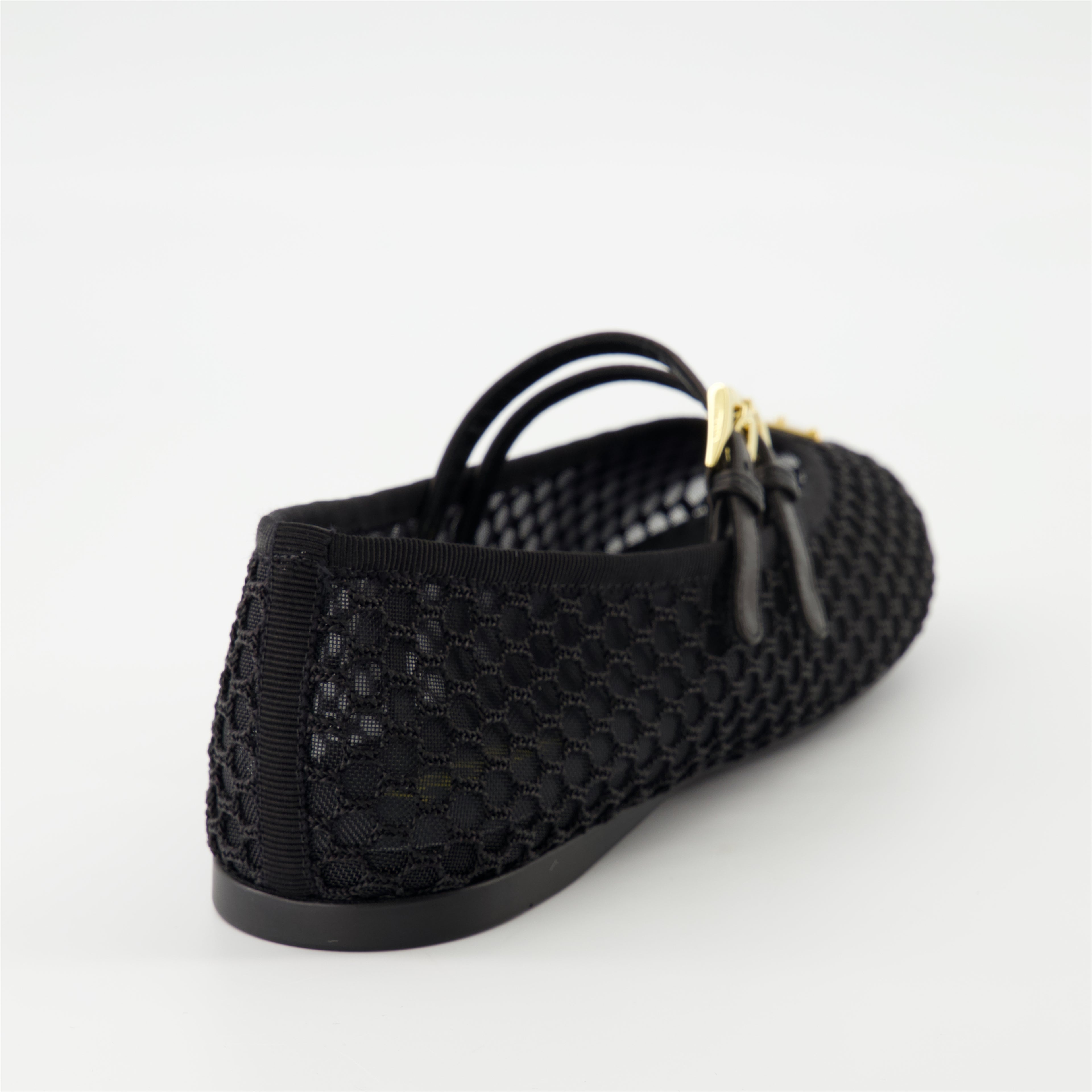 Flat shoes Mesh Ballet Flats Prada Black Femme
