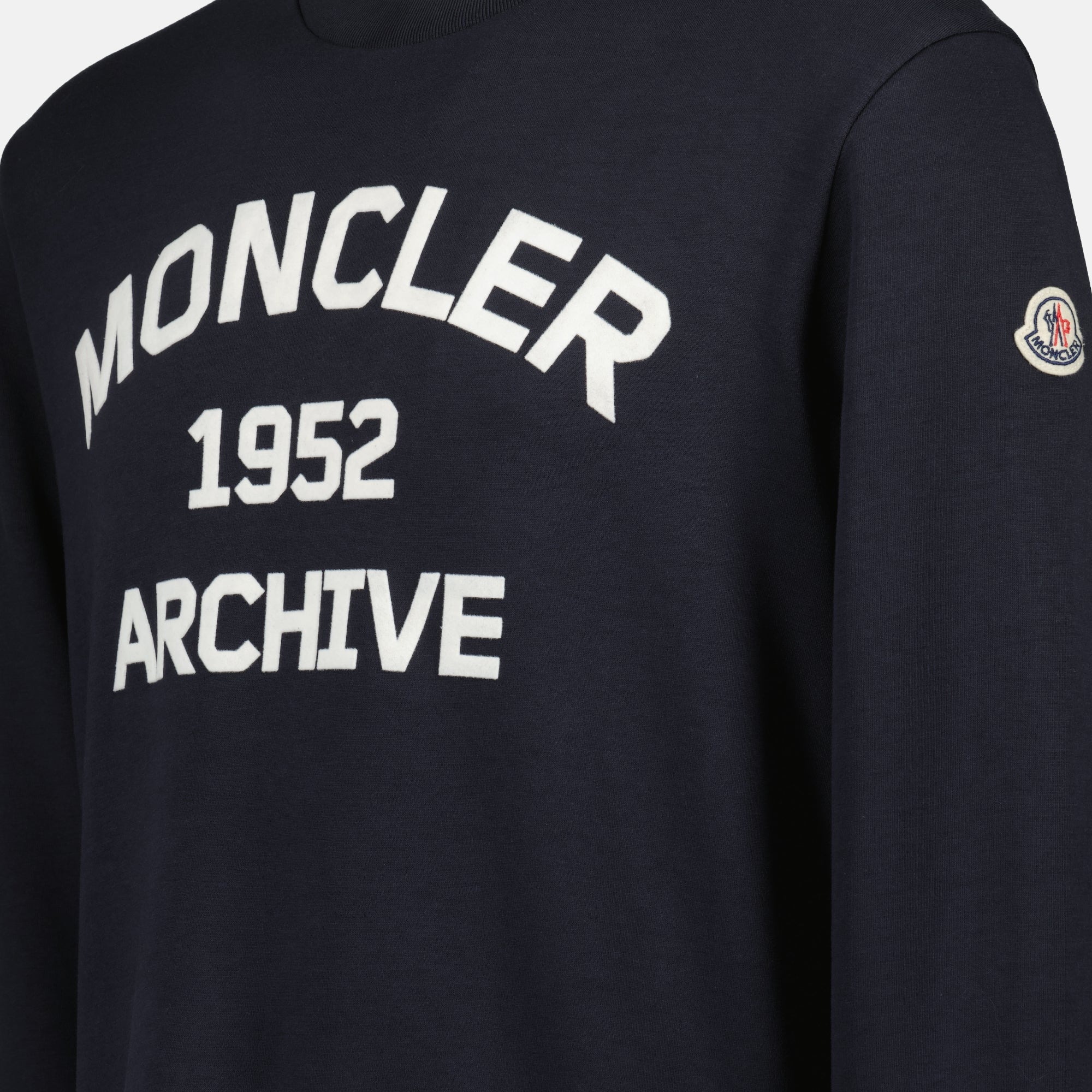 Sweatshirts Sweat à imprimé Moncler Bleu foncé Homme