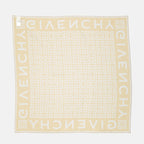 Sciarpe e guanti Quadrato in Seta 4G Givenchy Giallo Femme
