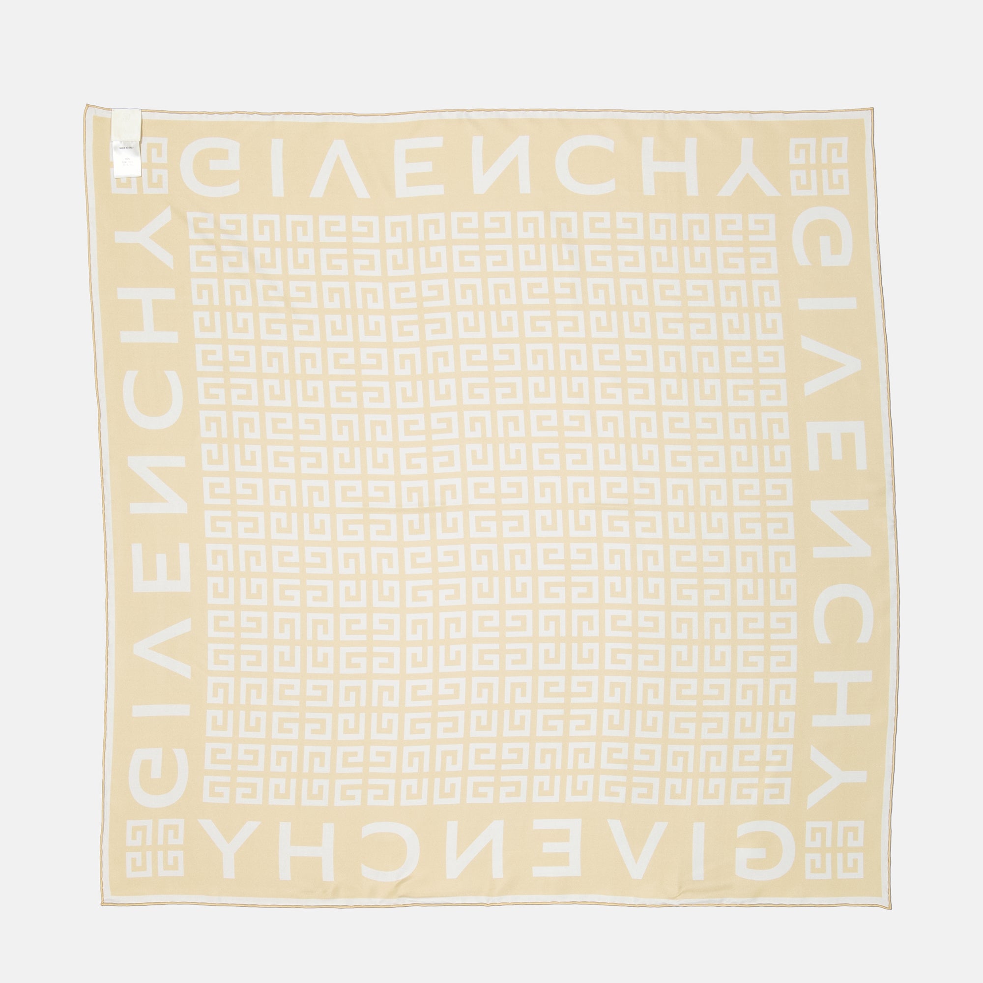 Schals und handschuhe 4G Seidenecke Givenchy Gelb Femme