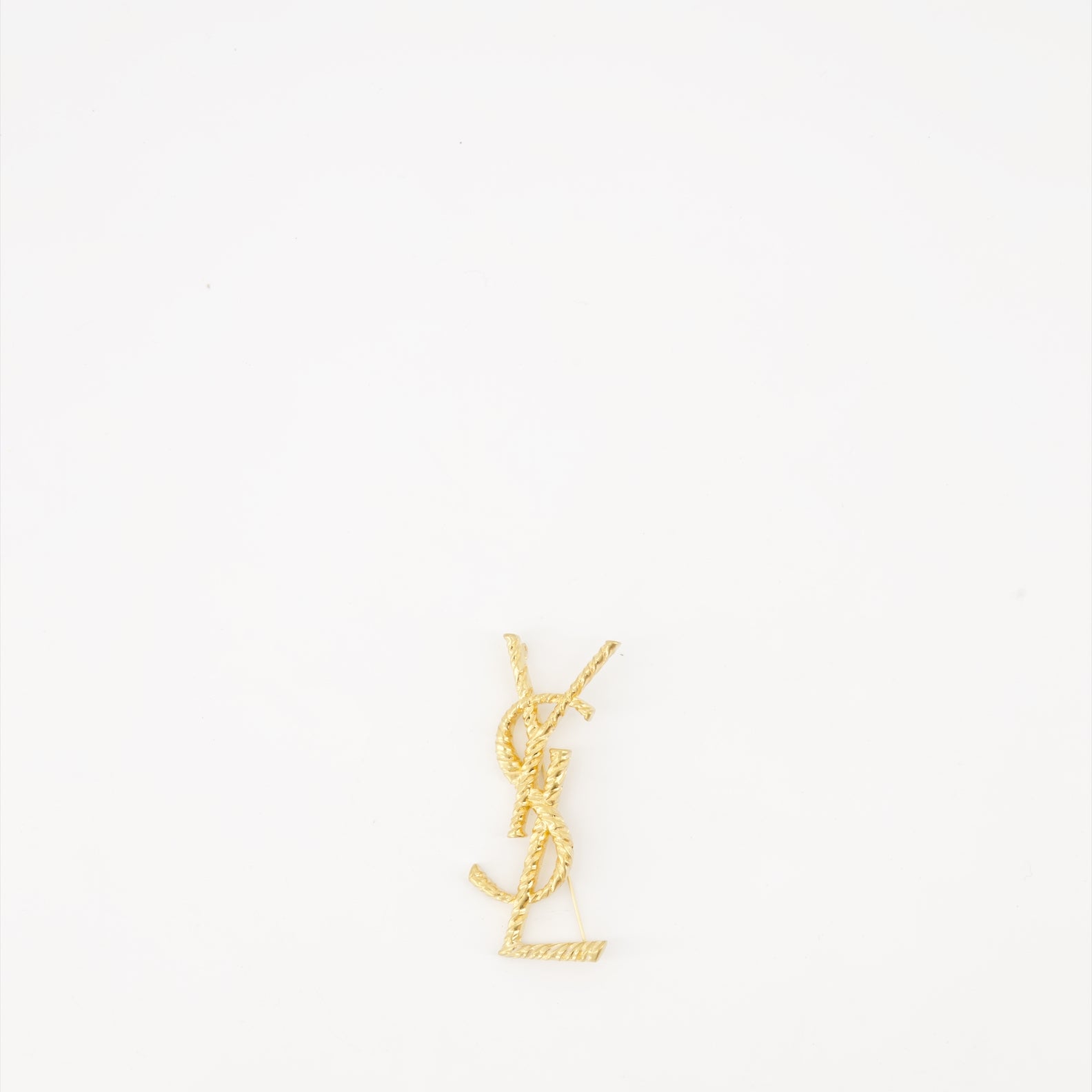 Jewelry Cassandre Brooch Saint Laurent Gold Femme