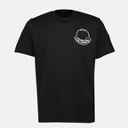 T-Shirts Logo T-shirt Moncler Schwarz Herren