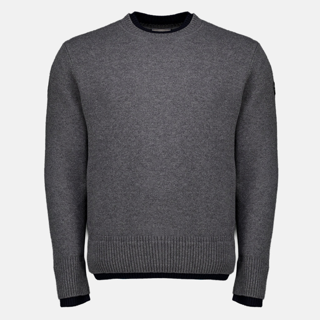 Maille Gray Wool and Cashmere Sweater Moncler Gris Homme