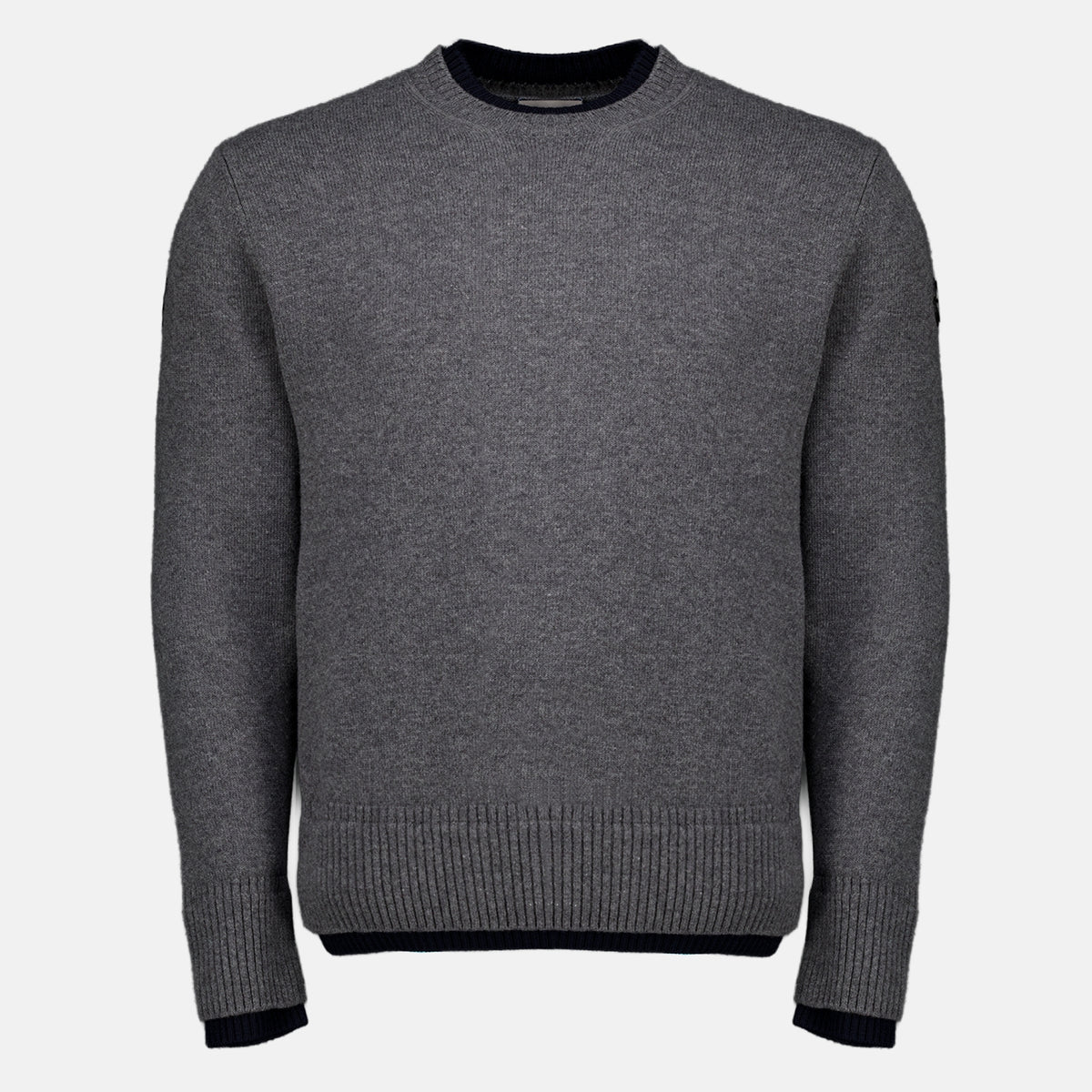 Maille Gray Wool and Cashmere Sweater Moncler Gris Homme