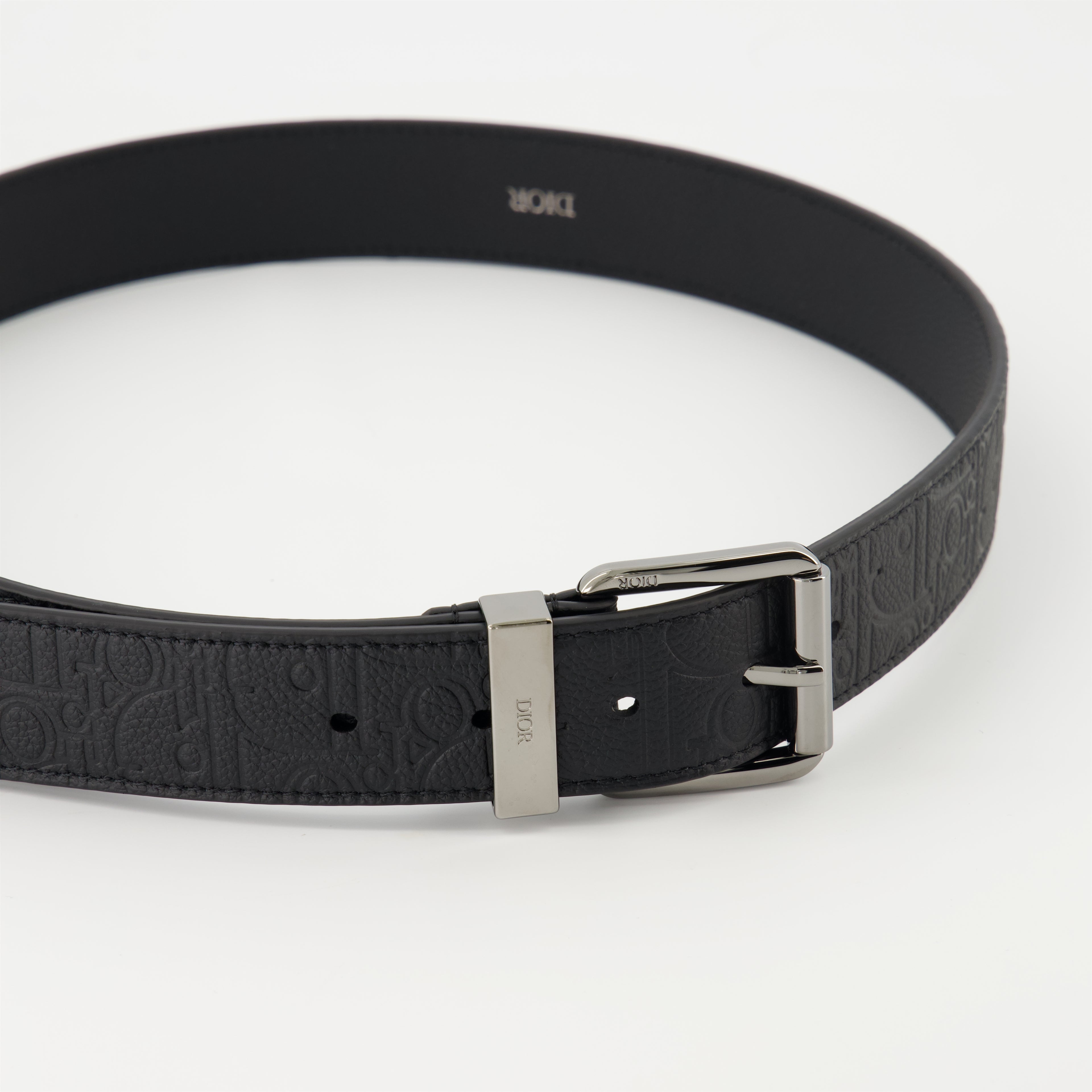 Ceintures Ceinture Dior Gravity Dior Noir Homme