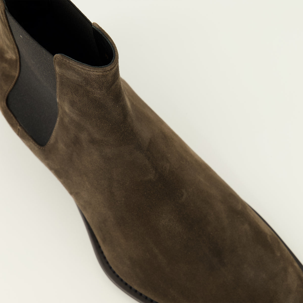 Bottes et bottines Bottines Aurelien Chelsea en suède marron Saint Laurent Marron Homme