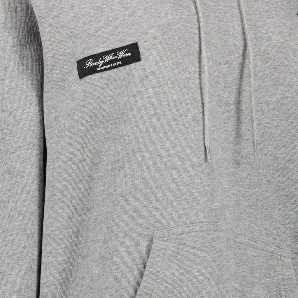 Image of the gray hoodie item from the brand Mm6 for Women - Spring-Summer 2026 - Detailed View_2