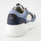 Baskets Baskets Fendi Force Fendi Bleu Homme