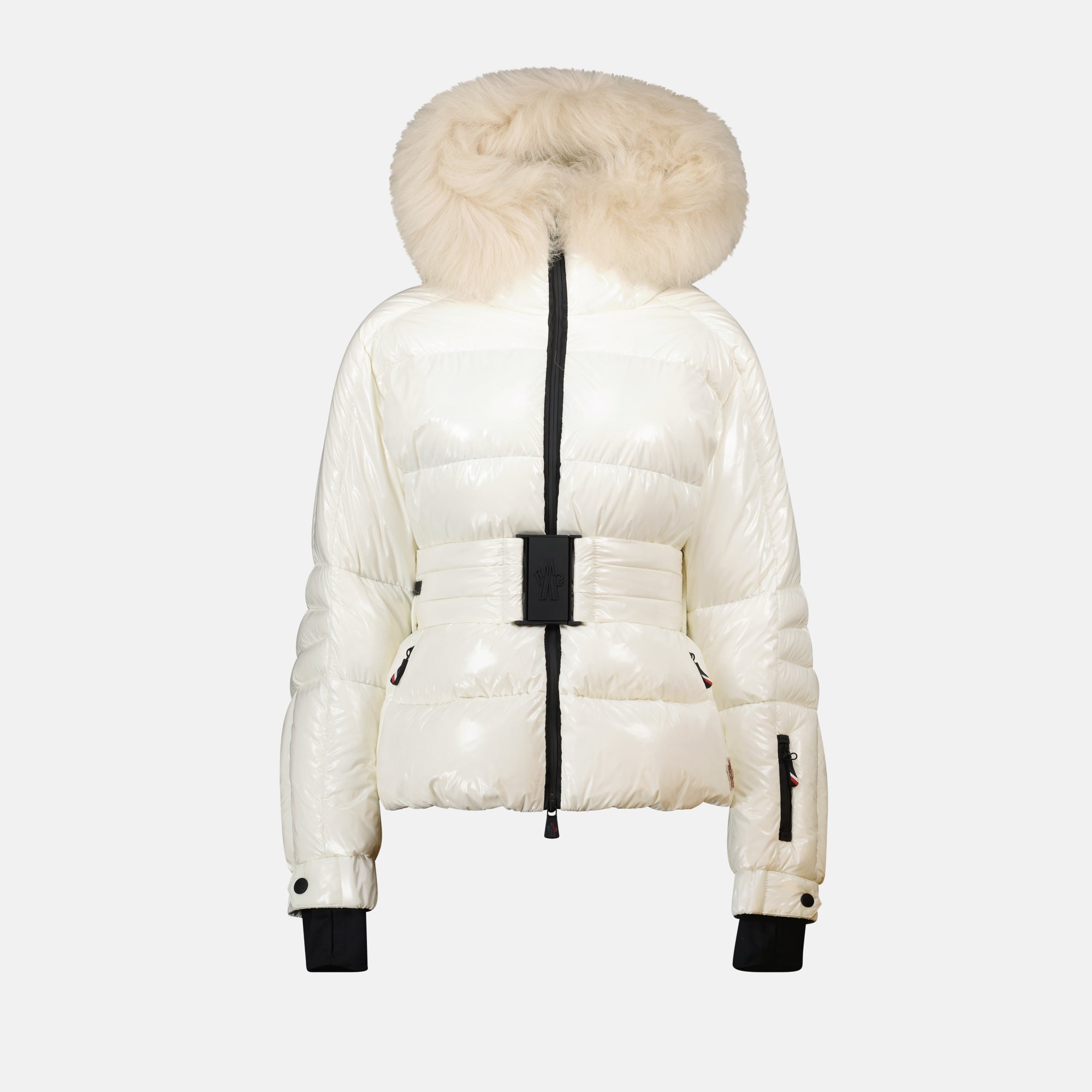 Mäntel Valdivia Daunenjacke Moncler Grenoble Weiß Femme