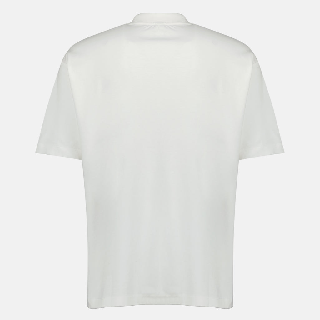 T-shirts White Fleuriste T-shirt Drole De Monsieur Blanc Homme
