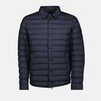 Mäntel Bourdon Daunenjacke Moncler Dunkelblau Homme