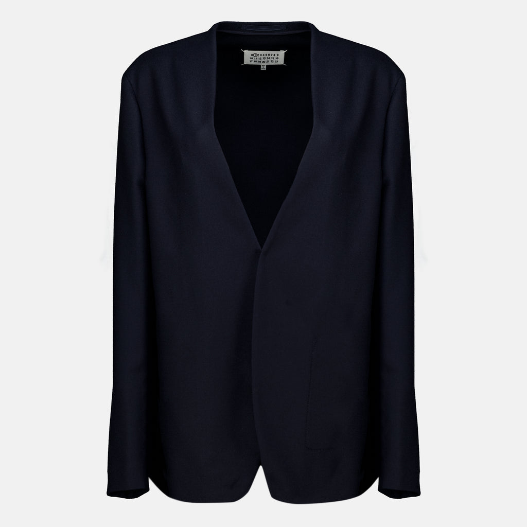 Vestes Navy Blue Wool Jacket Maison Margiela Bleu foncé Femme