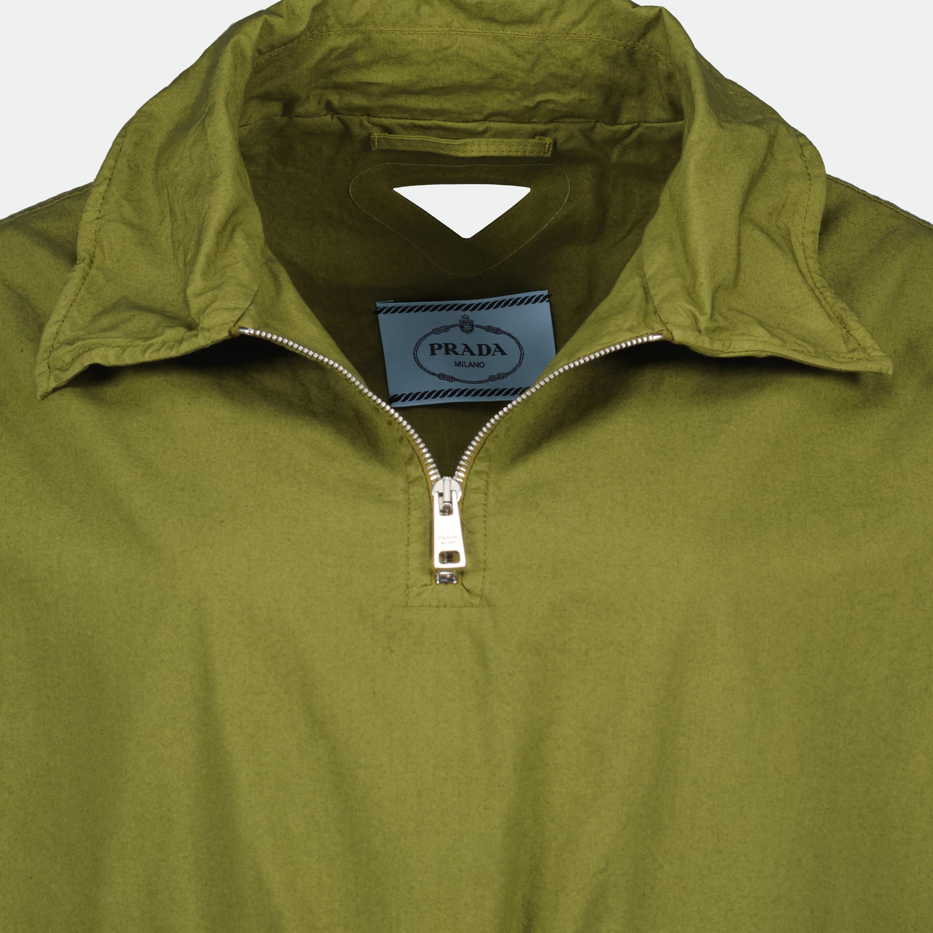 Felpe Giacca in Popeline Prada Cachi Femme