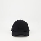 Hats, caps and beanies Logo Cap Moncler Black Homme