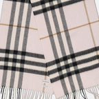 Écharpes, foulards et gants Check Plaid Scarf Burberry Rose Unisexe