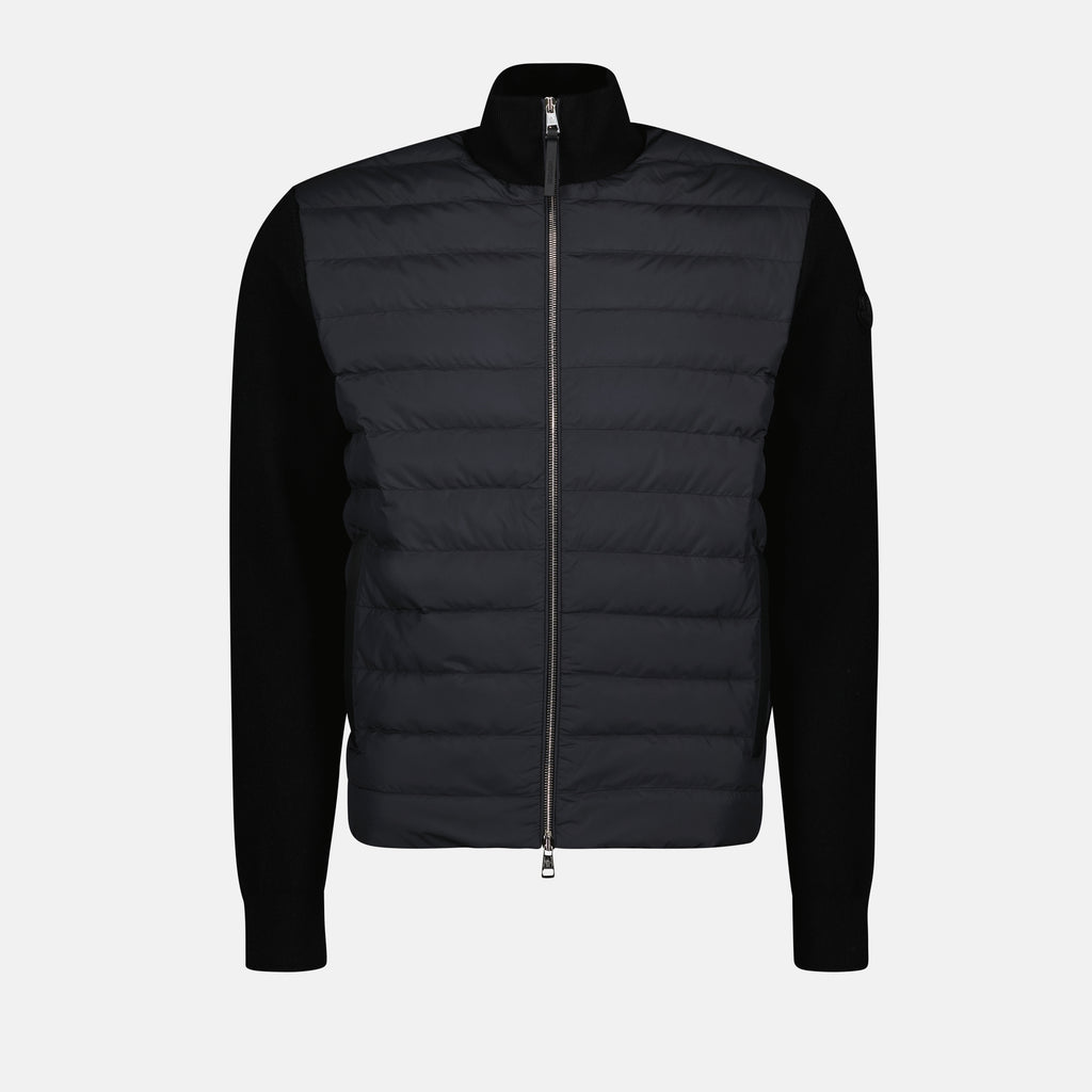 Jackets Two-tone padded jacket Moncler Black Homme