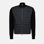 Jackets Two-tone padded jacket Moncler Black Homme