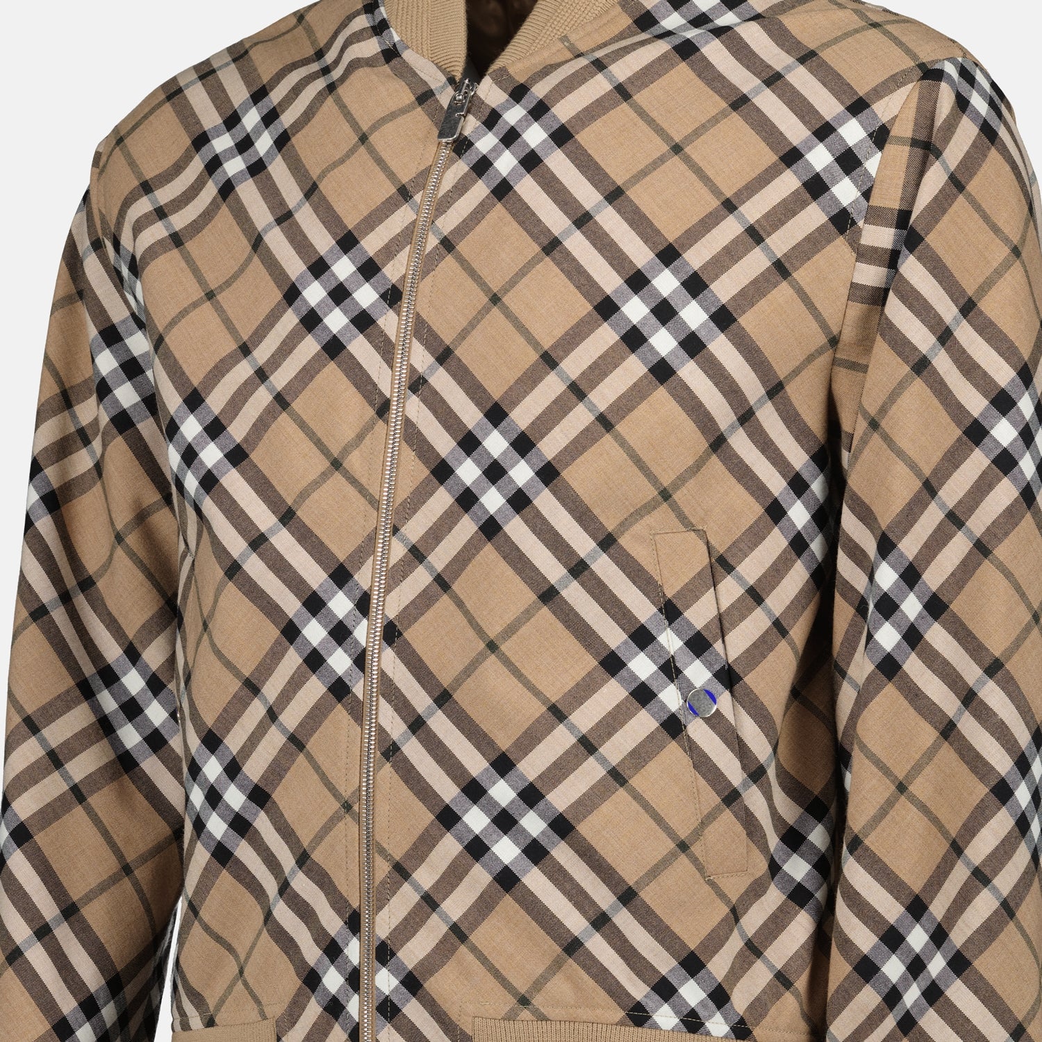 Chaquetas Bomber Harrington Burberry Beige Homme