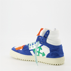 Sneaker OMIA065F22LEA002 0145 white blue Off-White Blau Homme