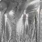 Vestes Bomber argenté Rabanne Argenté Femme