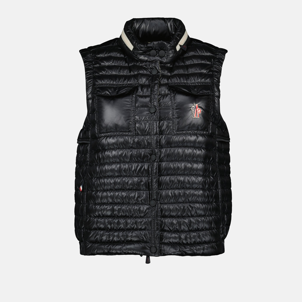 Jacken Gumiane ärmellose Daunenjacke Moncler Grenoble Schwarz Femme