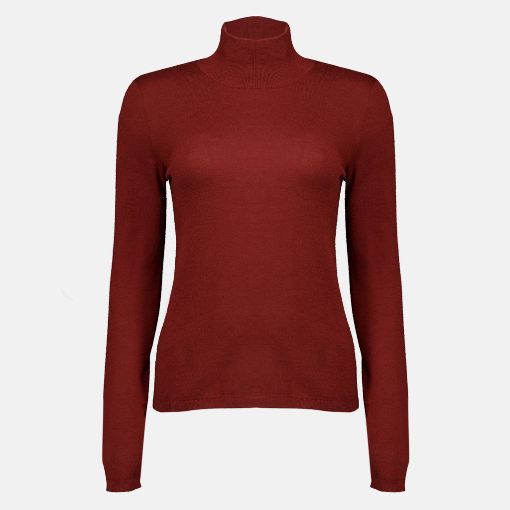 Maille Rotem Rollkragenpullover Max Mara Rouge Femme