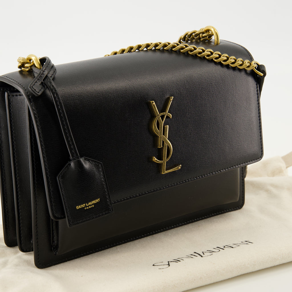 Image de l'article Sac Sunset medium de la marque Saint Laurent pour Femme - Saison Automne-Hiver 2025 - Vue détaillée_2