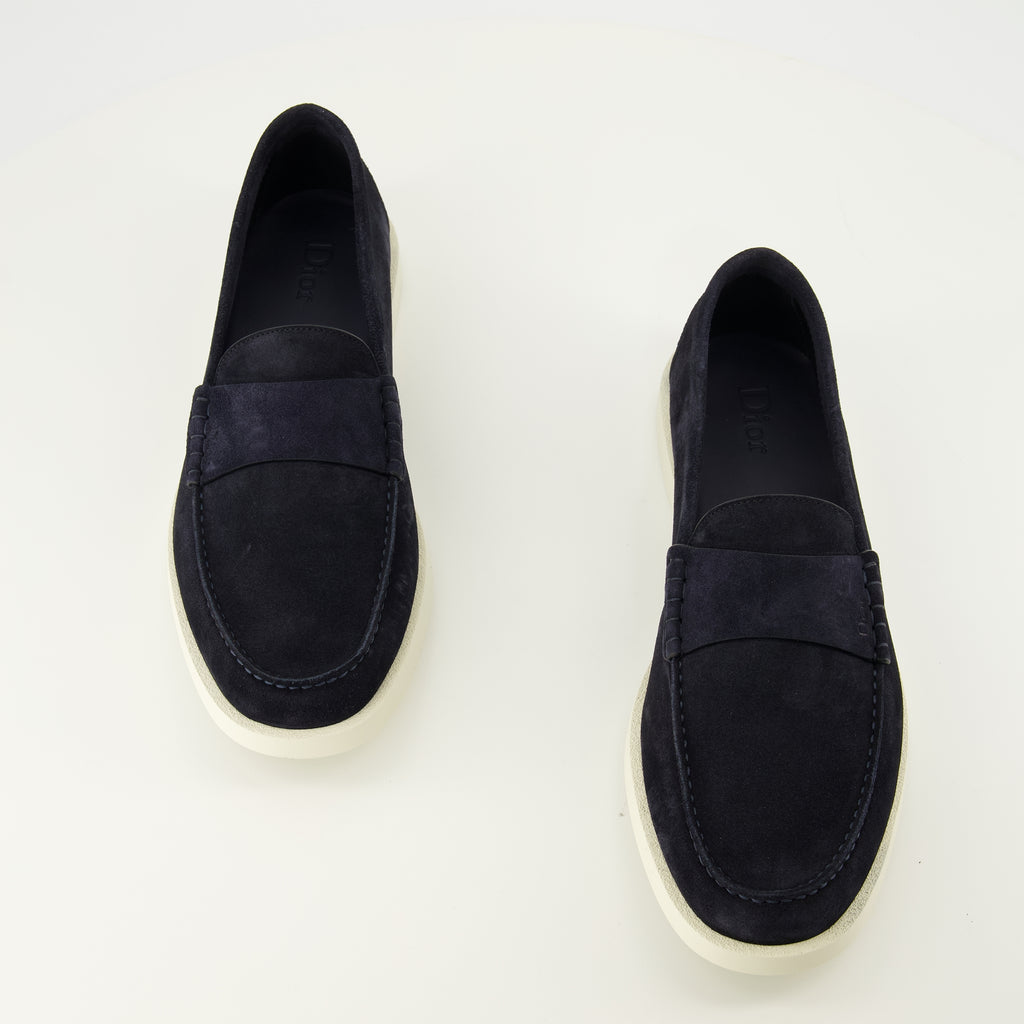 Mocassins Mocassins Granville bleu marine Dior Bleu foncé Homme
