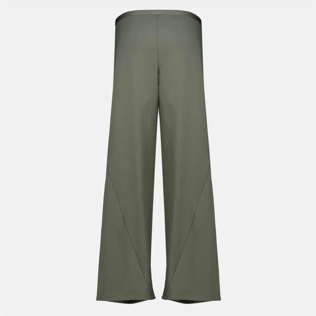 Pantalons Khaki Crepe Pants Christopher Esber Vert Femme