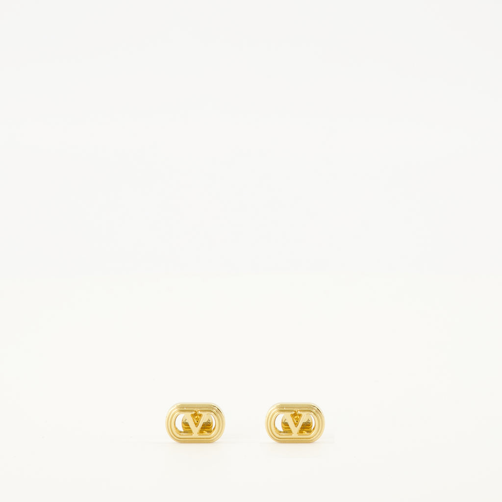 Imagem dos brincos VLogo da marca Valentino Garavani para Mulher - Temporada Outono-Inverno 2025 - Vista Frontal