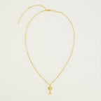 Image de l'article Collier AMI de coeur doré de la marque Ami PARIS pour Unisex - Saison Printemps-Été 2026 - Vue de Dos