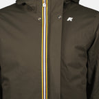 Imagen del abrigo Jacko Twill Marmota de la marca K-Way para hombre - Temporada Otoño-Invierno 2025 - Vista Detallada_1