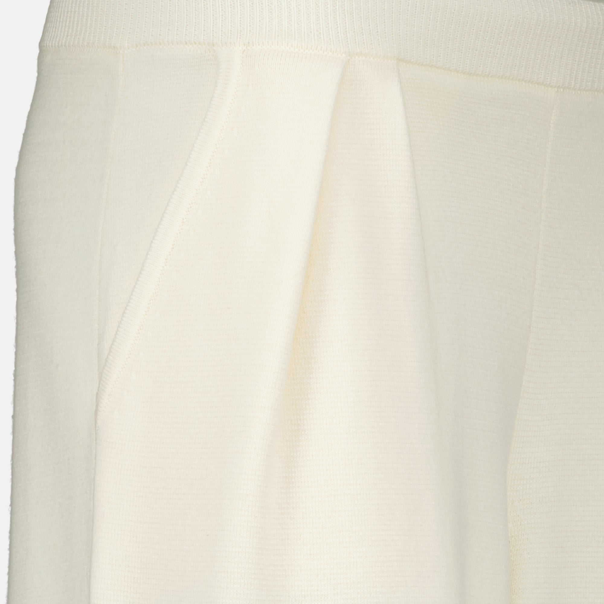 Image de l'article Pantalon en maille blanc de la marque Max Mara pour Femme - Saison Printemps-Été 2026 - Vue détaillée_2