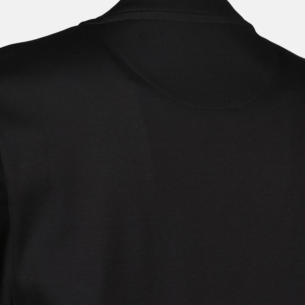 T-shirts Black Printed Cotton T-Shirt Fendi Noir Homme