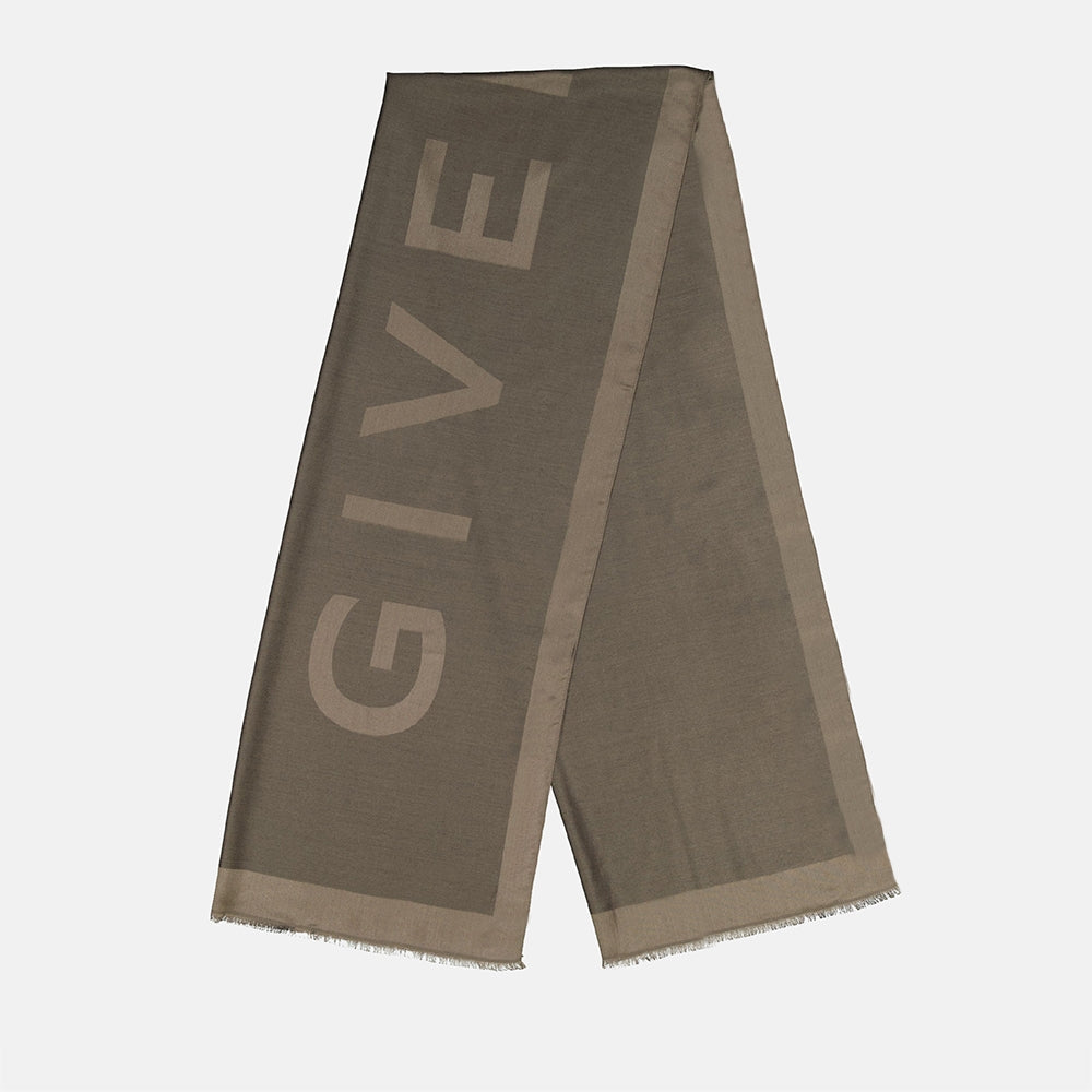 Scarves and gloves Foulard 4G Givenchy Brown Unisex