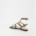 Zapatos abiertos Sandalias Rockstud Valentino Garavani Negro Femme
